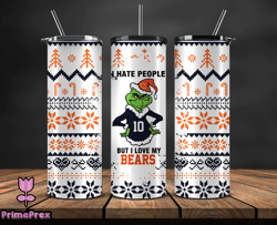 Chicago Bears Christmas Tumbler Png, NFL Merry Christmas Png, NFL, NFL Football Png 98