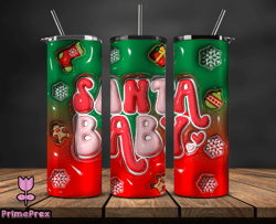 Grinchmas Christmas 3D Inflated Puffy Tumbler Wrap Png, Christmas 3D Tumbler Wrap, Grinchmas Tumbler PNG 59