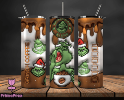 Grinchmas Christmas 3D Inflated Puffy Tumbler Wrap Png, Christmas 3D Tumbler Wrap, Grinchmas Tumbler PNG 134