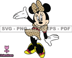 Cartoon Logo Svg, Mickey Mouse Png, Louis Vuitton Svg, Fashion Brand Logo 132