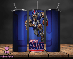 NY Giants Tumbler Wrap ,Football Wraps ,Mascot Nfl Tumbler  15