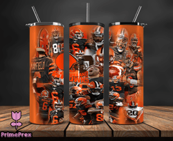 Browns Sports Tumbler, 32 Team Football Tumbler Png Design, Nfl Tumbler Wrap 09