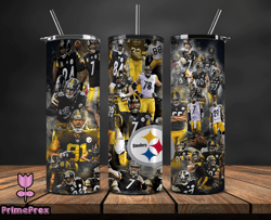 Steelers Sports Tumbler, 32 Team Football Tumbler Png Design, Nfl Tumbler Wrap 29