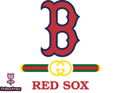 Boston Red Sox PNG, Gucci MLB PNG, Baseball Team PNG,  MLB Teams PNG ,  MLB Logo Design 12