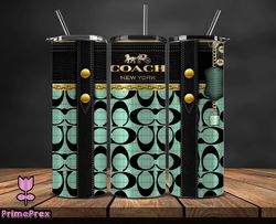 coach  tumbler wrap, coach tumbler png, coach logo, luxury tumbler wraps, logo fashion  design by primeprex 97