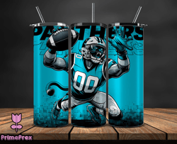 Carolina Panthers NFL Tumbler Wraps, Tumbler Wrap Png, Football Png, Logo NFL Team, Tumbler Design by PrimePrex 05
