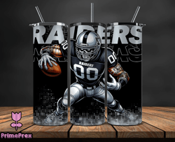 Las Vegas Raiders NFL Tumbler Wraps, Tumbler Wrap Png, Football Png, Logo NFL Team, Tumbler Design by PrimePrex 17