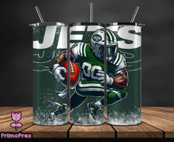 New York Jets NFL Tumbler Wraps, Tumbler Wrap Png, Football Png, Logo NFL Team, Tumbler Design by PrimePrex 25