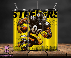 Pittsburgh Steelers  NFL Tumbler Wraps, Tumbler Wrap Png, Football Png, Logo NFL Team, Tumbler Design by PrimePrex 27