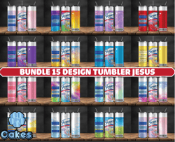 Bundle 15 Design Tumbler Jesus, Jesus Take The Wheel Tumbler Wrap 69