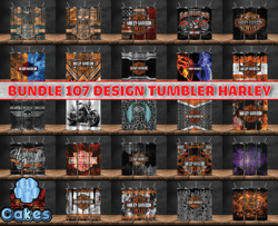Bundle 107 Design Harley Tumbler Wrap, Motor Harley Png, Harley Tumbler Png ,Harley Davidson PNG, Harley Davidson Logo,