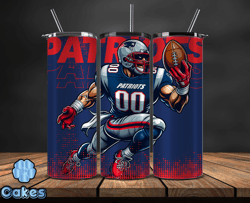 New England Patriots NFL Tumbler Wraps, Tumbler Wrap Png, Football Png, Logo NFL Team, Tumbler Design 22