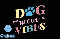 Dog Mom Vibes Retro Mothers Day SVG Design04