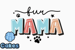 Retro Fur Mama Quote Svg Dog Lover Design23