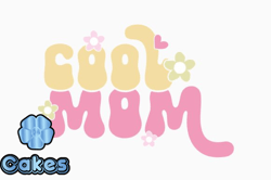 Cool Mom Retro Mothers Day Quotes Svg Design29