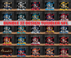 Bundle 32 Design NFL Teams, Bundle  Sonic Design, NFL Logo, NFL Tumbler Bundle Png , All Teams NFL,  Design 04