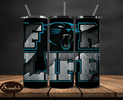 Carolina Panthers Logo NFL, Football Teams PNG, NFL Tumbler Wraps PNG Design 84