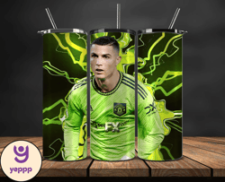 Ronaldo Tumbler Wrap ,Cristiano Ronaldo Tumbler Design, Ronaldo 20oz Skinny Tumbler Wrap, Design by Yeppp Store  09