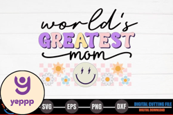 Worlds Greatest Mom – Retro Mothers Design 234