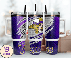 Minnesota Vikings Tumbler 40oz Png, 40oz Tumler Png 51 by yeppp Store