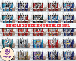 Bundle 32 Design NFL Tumbler 40oz Png, 40oz Tumler Png 96 by yeppp Store