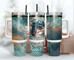 Miami Dolphins Tumbler 40oz Png, 40oz Tumler Png 52 by Yeppp Shop