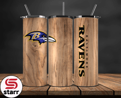 Baltimore Ravens Tumbler Wrap, NFL Logo Tumbler Png, NFL Design Png-77