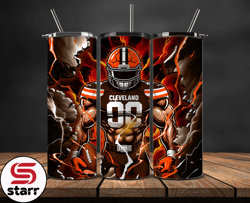 Cleveland Browns Tumbler Wraps, Logo NFL Football Teams PNG,  NFL Sports Logos, NFL Tumbler PNG 8 by starr Store