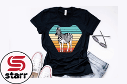 Vintage Retro Zebra T Shirt Design Design 209