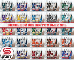 Bundle 32 Design Tumbler NFL 40oz Png, 40oz Tumler Png 99 by starr