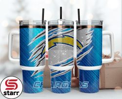 Los Angeles Chargers Tumbler 40oz Png, 40oz Tumler Png 47 by starr shop