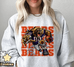 Chicago Bears Football Sweatshirt png ,NFL Logo Sport Sweatshirt png, NFL Unisex Football tshirt png, Hoodies