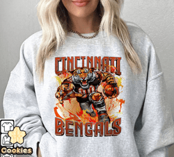 Cincinnati Bengals Football Sweatshirt png ,NFL Logo Sport Sweatshirt png, NFL Unisex Football tshirt png, Hoodies