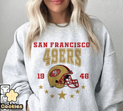 San Francisco 49ers  Football Sweatshirt png ,NFL Logo Sport Sweatshirt png, NFL Unisex Football tshirt png, Hoodies