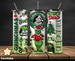 Grinchmas Christmas 3D Inflated Puffy Tumbler Wrap Png, Christmas 3D Tumbler Wrap, Grinchmas Tumbler PNG 122