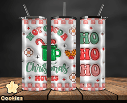 Grinchmas Christmas 3D Inflated Puffy Tumbler Wrap Png, Christmas 3D Tumbler Wrap, Grinchmas Tumbler PNG 148