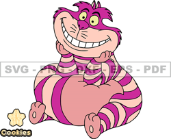 Cheshire Cat Svg, Cheshire Png, Cartoon Customs SVG, EPS, PNG, DXF 103
