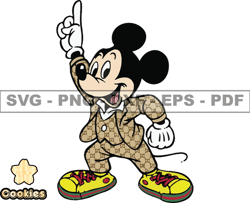 Cartoon Logo Svg, Mickey Mouse Png, Louis Vuitton Svg, Fashion Brand Logo 202