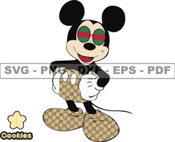 Cartoon Logo Svg, Mickey Mouse Png, Louis Vuitton Svg, Fashion Brand Logo 222