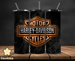 Harley Tumbler Wrap,Harley Davidson PNG, Harley Davidson Logo, Design by Cookies 31