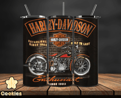 Harley Tumbler Wrap,Harley Davidson PNG, Harley Davidson Logo, Design by Cookies 37
