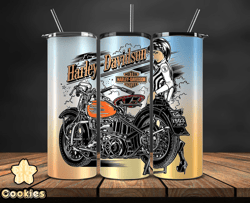 Harley Tumbler Wrap,Harley Davidson PNG, Harley Davidson Logo, Design by Cookies 87