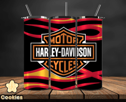 Harley Tumbler Wrap,Harley Davidson PNG, Harley Davidson Logo, Design by Cookies 103