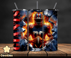 New York Giants Cracked HoleTumbler Wraps, , NFL Logo,, NFL Sports, NFL Design Png by Cookies  17