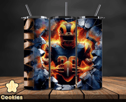 Los Angeles Rams Cracked HoleTumbler Wraps, , NFL Logo,, NFL Sports, NFL Design Png by Cookies  25