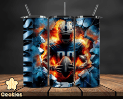 Tennessee Titans Cracked HoleTumbler Wraps, , NFL Logo,, NFL Sports, NFL Design Png by Cookies  31