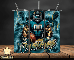 Jacksonville JaguarsTumbler Wrap, NFL Logo Tumbler Png, Nfl Sports, NFL Design Png, Design by Cookies-15