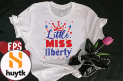 Little Miss Liberty T-shirt Design Design 104