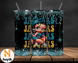 Jacksonville Jaguars Tumbler Wraps, NFL Teams, Betty Boop Tumbler, Betty Boop Wrap, Logo NFL Png, Tumbler Design 17