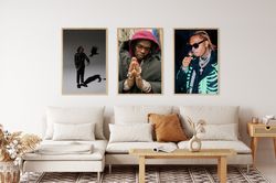Gunna Poster, Gunna Rap Set of 3 Posters, Gunna Rap Posters, Music Poster, Rap Poster, Hip Hop Poster, Aesthetic Poster,